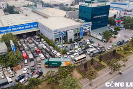50 đăng kiểm viên tăng cường, hỗ trợ các trung tâm đăng kiểm