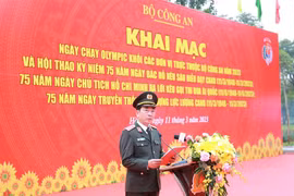 2.500 người tham gia Ngày chạy Olympic khối các đơn vị trực thuộc Bộ Công an
