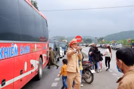 Thanh Hóa: Hơn 100 cán bộ chiến sĩ bảo đảm an ninh trật tự Lễ hội Đền Bà Triệu