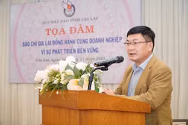 Hội Nhà báo tỉnh Gia Lai tổ chức tọa đàm về báo chí đồng hành cùng doanh nghiệp
