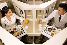 Vietnam Airlines triển khai dịch vụ đặt món ăn trước chuyến bay