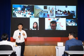 Lãnh đạo Hội Nhà báo Việt Nam trao đổi, giao lưu với Báo Người Lao Động về chuyển đổi số