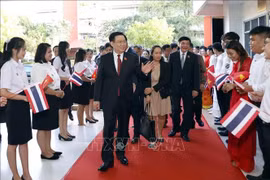 Chủ tịch Quốc hội Vương Đình Huệ thăm Đại học Hoàng gia Rajabhat Udon Thani