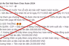 Cảnh giác với thủ đoạn lừa đảo núp bóng các cuộc thi vào dịp cuối năm