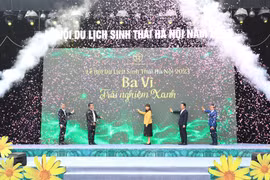 Du khách trải nghiệm Lễ hội du lịch sinh thái Hà Nội 2023 - Ba Vì trải nghiệm xanh