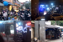 Hà Nội: Lo ngại trước tình trạng hàng quán “bủa vây” vỉa hè cổng trường học