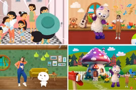 Ngôi làng vui vẻ - Chương trình truyền hình hấp dẫn cho các thiếu nhi lên sóng kênh VTV3