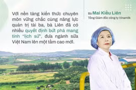 Bà Mai Kiều Liên – Nữ doanh nhân, nhà khoa học tâm huyết vì ngành sữa