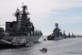 Máy bay không người lái Ukraine tấn công căn cứ hải quân Nga ở Biển Đen