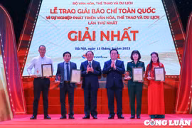 Báo Nhà báo & Công luận có 2 tác phẩm được trao Giải báo chí toàn quốc về văn hóa, thể thao, du lịch