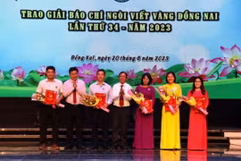 Giải báo chí Ngòi viết vàng Đồng Nai lần thứ 34 trao giải cho 16 tác phẩm