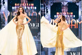 Bán kết Miss Grand International 2023: Hoàng Phương diện trang phục đẹp xuất sắc
