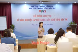 Bồi dưỡng kỹ năng biên tập tạp chí văn hóa văn nghệ tiếng dân tộc cho 9 đài PTTH