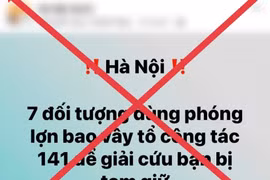 Thực hư thông tin 7 thanh niên dùng dao phóng lợn vây Tổ công tác 141 để giải cứu bạn