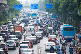 Hà Nội: Tiếp tục thí điểm tổ chức giao thông nút giao Ngã Tư Sở