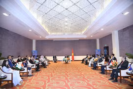 Phó Chủ tịch Thường trực Quốc hội Trần Thanh Mẫn tiếp các Trưởng đoàn dự hội nghị AIPA Caucus 14