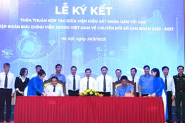 Viện Kiểm sát nhân dân tối cao và Tập đoàn VNPT ký kết hợp tác về chuyển đổi số