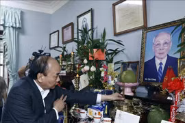 Chủ tịch nước thăm, chúc Tết gia đình các cố Lãnh đạo Đảng, Nhà nước