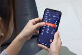 Nhận lì xì đại cát qua ngân hàng số