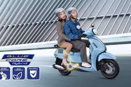 Yamaha Grand Filano Hybrid Connected trình làng, nhiều trang bị xịn xò