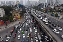 Mùng 2 Tết: Tắc đường cao tốc Pháp Vân - Cầu Giẽ và Vành đai 3 trên cao