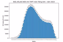 Kỳ thi tốt nghiệp THPT 2023: Cả nước có 6 điểm 0 môn thi Tiếng Anh