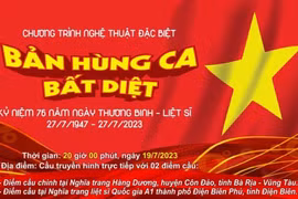 Chương trình nghệ thuật ‘Bản hùng ca bất diệt’ tái hiện vẻ đẹp, sự cao quý của lòng yêu nước