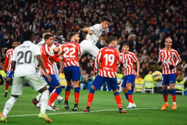 Real Madrid chật vật giành 1 điểm trước Atletico