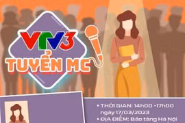 VTV3 tuyển người dẫn chương trình trong dịp diễn ra Hội báo toàn quốc 2023