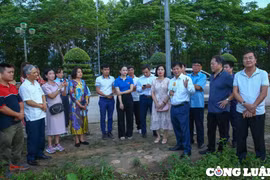 Hội Nhà báo các tỉnh phía Nam thăm di tích lịch sử quốc gia Trường dạy làm báo Huỳnh Thúc Kháng