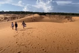 Đồi cát bay Mũi Né say lòng khách lữ hành