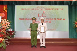 Đại tá Nguyễn Ngọc Quang giữ chức Phó Cục trưởng Cục Cảnh sát điều tra tội phạm về ma túy
