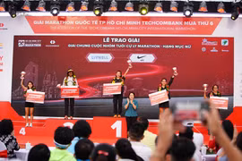 Các nữ Runner Việt Nam vượt trội trong giải marathon quốc tế thành phố Hồ Chí Minh Techcombank mùa 6