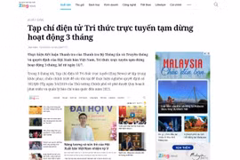Tạp chí điện tử Tri thức trực tuyến (Zing News) bắt đầu tạm dừng hoạt động 3 tháng