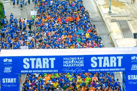 Gần 1.000 VĐV quốc tế tham dự Giải Marathon Quốc tế Di Sản Hạ Long 2023