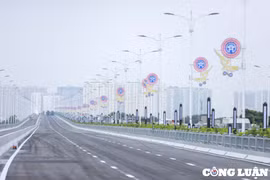 Cận cảnh cầu Vĩnh Tuy 2 trước ngày thông xe