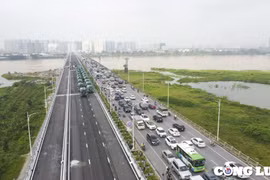 Cầu Vĩnh Tuy 2 đi vào khai thác, phương tiện di chuyển thế nào?