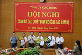 Điều động, bổ nhiệm nhiều cán bộ chủ chốt tại tỉnh Cao Bằng