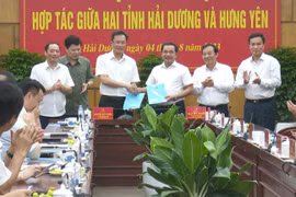 Hai tỉnh Hải Dương và Hưng Yên ký kết hợp tác, phát triển