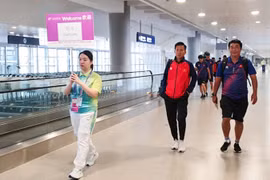 Đội Olympic Việt Nam có mặt tại Trung Quốc, sẵn sàng cho trận ra quân tại ASIAD 19