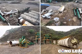Nghệ An: Tháo dỡ 2 trạm trộn bê tông trái phép sau phản ánh của Báo Nhà báo và Công luận