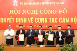 Hà Nội công bố quyết định bổ nhiệm lãnh đạo báo Hànộimới, báo Kinh tế & Đô thị