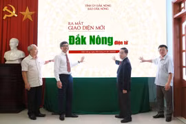 Báo Đắk Nông ra mắt giao diện mới Báo Đắk Nông điện tử