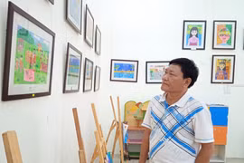 Sắc màu quê hương Xứ Đoài trong tranh Cổ Đô