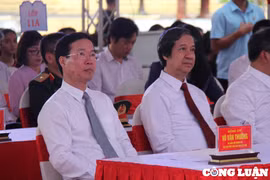 Chủ tịch nước Võ Văn Thưởng dự lễ khai giảng tại Gia Lai