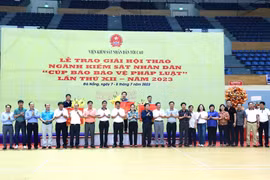 Muôn màu cảm xúc với Hội thao ngành Kiểm sát nhân dân "Cúp Báo Bảo vệ pháp luật" lần thứ XII