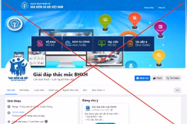 Tiếp tục xuất hiện đối tượng giả mạo Fanpage Bảo hiểm Việt Nam để lừa đảo