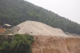 Phú Thọ: Vi phạm nhiều lỗi, một công ty khai thác khoáng sản bị xử phạt hơn 600 triệu đồng