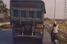 Kinh hãi, nữ tài xế đảo trái, lượn phải cố vượt xe “hổ vồ”