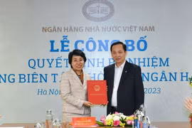 Công bố Quyết định bổ nhiệm Tổng biên tập Thời báo Ngân hàng